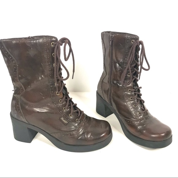 Vintage MUDD Boots Knockabout Platform Chunky Heel - Picture 7 of 15